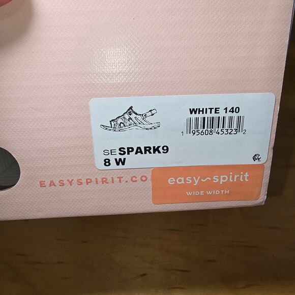 NEW Easy Spirit SE Spark 9 White Blue Comfort Sandals Size 8 W Wide MSRP $69 - Picture 8 of 8
